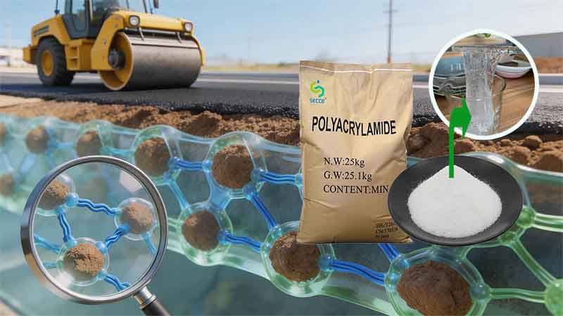 Dal trattamento delle acque reflue alla costruzione di strade verdi: la rivoluzione industriale della poliacrilammide nella costruzione stradale